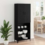  Highboard Crni hrast 69,5 x 34 x 180 cm Konstruirano drvo | shoptok.hr