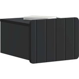  Stenski nočni omarici s predalom 2 pcs Črna 33 x 34,5 x 24 cm, (5000210010) | Shoptok.si