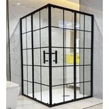 Master Staklo tuš kabine 80x120x195cm KS-JF-530-3S crni profil | Eponuda.ba