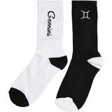 MT Accessoires Zodiac Socks 2-Pack Black/White Gemini | Shoptok.si