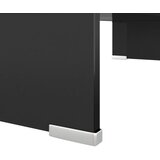  Stalak za TV/Monitor Staklo Crni 60x25x11 cm | shoptok.hr
