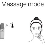 Notino Beauty Electro Collection Facial cleansing brush and heating eye massager četkica za čišćenje lica i masažer s grijačima za okoloočno područje | shoptok.hr