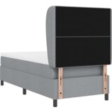  Uzglavlje s madracem svjetlosivo 90x200 cm tkanina | shoptok.hr