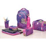 MILAN Ruksak 2 zipa Fireflies lila Netto | shoptok.hr