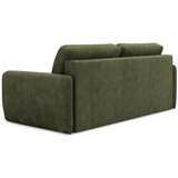 Makamii Zelena raztegljiva/s prostorom za shranjevanje sedežna garnitura iz šenilje 218 cm Lilo – | Shoptok.si