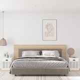  Noćni ormarići 2 kom visoki sjaj bijeli 43 x 36 x 50 cm | shoptok.hr