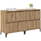  Komode 2 pcs Umjetnički hrast 60 x 35 x 70 cm Konstruirano drvo | Eponuda.com