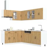  11-dijelni set kuhinjskih ormarića Lucca konstruiranog drva | shoptok.hr