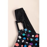 Fenzy Kupaći Kostim Za Veće Veličine S Printom Točkica, Crni | shoptok.hr