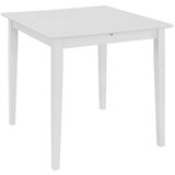  Produživi blagovaonski stol bijeli (80 - 120) x 80 x 74 cm MDF | shoptok.hr