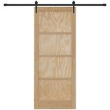 Klizna vrata ORKDAL 86 x 211 cm Masivna borovina Prirodna | shoptok.hr