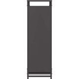 stojalo za drva črno 90x28x90 cm hladno valjano jeklo | Shoptok.si