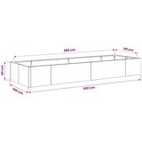  Zid za zadržavanje 8 kom. 300 x 100 x 40 cm Čelik Bijela | shoptok.hr