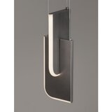 Nova Luce Svijetlo siva metalna LED viseća svjetiljka s mogućnosti zatamnjivanja Totem – | shoptok.hr