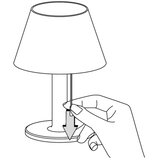 LED prigušiva solarna lampa VIOLA LED/3,7V 1200 mAh IP44 | Eponuda.com
