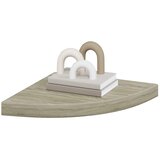  Plutajuće kutne police 2 kom boja hrasta 35 x 35 x 3,8 cm MDF | shoptok.hr