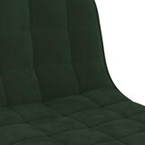  Barske stolice 2 kom. Tamnozeleni baršun | shoptok.hr