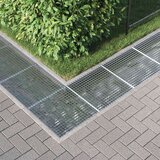  Rešetka Srebrna 60 x 60 x 2 cm Vruće pocinčani čelik | shoptok.hr