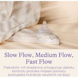 Lansinoh NaturalWave® Duda za bočicu, vrlo spori protok XS, 0m+ 2 kom | shoptok.hr
