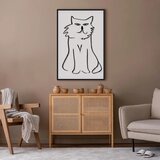  Slika - I\'m Looking at You! (1 Part) Vertical 40x60 U crnom drvenom okviru | shoptok.hr