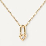 PD Paola heart padlock zlatna ogrlica sa pozlatom 18k ( co01-510-u ) Cene