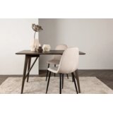 Venture Home pravokutni blagovaonski stol Kaseidon 120 × 80 cm, tamnosmeđa (boja oraha) Cijene