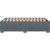 vidaXL Posteljni okvir temno siv 120x200 cm žamet | Shoptok.si