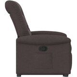  Naslanjač s funkcijo vstajanja temno rjavo blago, (21824846) | Shoptok.si
