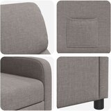  Fotelja s nagibom Sivosmeđa | shoptok.hr