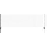 vidaXL ograjni stebri 11 kosov U-kanal siva 80 cm jeklo, šesterokotna ograja siva 0.8x25 m jeklo | Shoptok.si