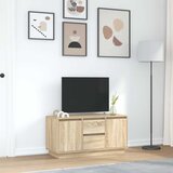 TV ormarić s LED svjetlima boja hrasta sonome 100x41x50 cm | shoptok.hr