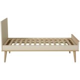 Qu-ax otroška posteljica flow 70x140 clay & oak | Shoptok.si
