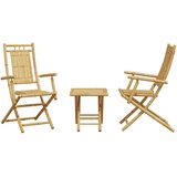  3-dijelni bistro set od bambusa | shoptok.hr