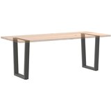  Noge za blagovaonski stol V-oblika 2 kom antracit 70 x (72-73,3) cm čelik | shoptok.hr