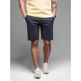 Ombre BASIC men's cotton sweat shorts - navy blue | shoptok.hr