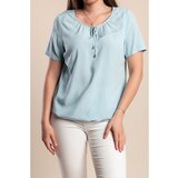 Fenzy Majica Od Viskoze Plus Veličine, Svijetloplava | shoptok.hr