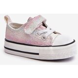 Kesi Children's Velcro sneakers with sequins Multicolor Caloma | Shoptok.si