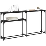  Konzolnistol Crni hrast 146 x 22.5 x 75 cm Konstruirano drvo | shoptok.hr