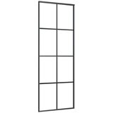  Klizna vrata od aluminija i stakla ESG 76 x 205 cm crna | Eponuda.ba
