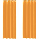 Voile zavjese s ušicama 2 kom narančaste 140x260 cm | shoptok.hr