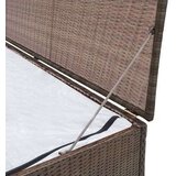 vidaXL Vrtna škatla rjava 120x50x60 cm poli ratan, (20579973) | Shoptok.si