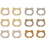 Liewood set 12 vsestranskih obročev benedict safari multi mix | Shoptok.si