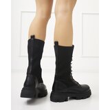 Resti Openwork black women's lace-up boots Buhomi - Footwear | ePonuda.com