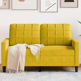 Dvosjed žuti 120 cm baršunasti | shoptok.hr