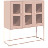 vidaXL Komoda roza 100,5x39x107 cm hladno valjano jeklo, (21747029) | Shoptok.si