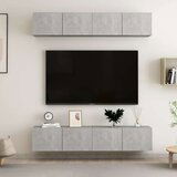 vidaXL TV ormarići 4 kom siva boja betona 80 x 30 x 30 cm od iverice Cijene