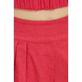 Abercrombie & Fitch Lanene kratke hlače roza barva | Shoptok.si