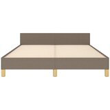  Okvir za krevet bez madraca smeđesivi 140x200 cm od tkanine | shoptok.hr