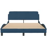  Okvir kreveta s uzglavljem Dover plavi 120x200 cm tkanine | shoptok.hr