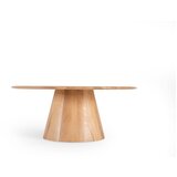 Gazzda Okrugao stolić za kavu od punog hrasta u prirodnoj boji ø 80 cm Mushroom – | shoptok.hr